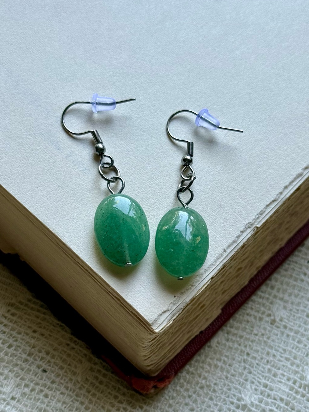 Handmade Green Aventurine Earrings